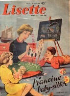 BD - LISETTE - MAGAZINE PERIODIQUE - N° 11- LE BRACELET D' ARGENT -15 MARS 1959-FRANCINE BABY SITTER- - Lisette