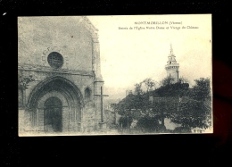 MONTMORILLON Vienne 86 : Entrée De L'église Notre Dame Et Vierge Du Château - Montmorillon