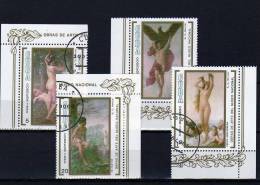 Gemälde 1990 National-Museum Menocal Kuba 3402/5 ER+Block 121 D O 15€ Erotic Blocchi M/s Painting Bloc Art Sheet Bf Cuba - Verzamelingen & Reeksen