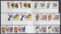 2006.132 CUBA 2006 MNH IMPERFORATED PROOF BLOCK 4. AVES DE CORRAL. PAJAROS. BIRD. TURKEY. PEACOCK. ROOSTER. PHEASANT. CO - Imperforates, Proofs & Errors