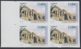 2007.146 CUBA 2007 MNH IMPERFORATED PROOF BLOCK 4. SEVEN MARVEL OF WORLD.PETRA. JORDANIA. - Non Dentelés, épreuves & Variétés