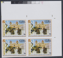 2009.100 CUBA 2009 MNH IMPERFORATED PROOF BLOCK 4. 495 ANIV FOUNDATION OF PUERTO PRINCIPE. - Non Dentelés, épreuves & Variétés