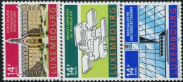 LM0674 Luxembourg 1992 Government Buildings 3v MNH - Nuevos