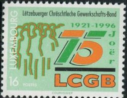 LM0683 Luxembourg 1996 Trade Union 1v MNH - Nuevos