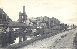 NORD PAS DE CALAIS -62 - PAS DE CALAIS -ARDRES - La Sucrerie De Pont D'Ardres - Canal Péniches - Ardres