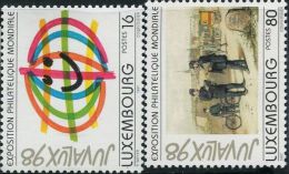 LM0698 Luxembourg 1997 Painting Exhibition 2v MNH - Neufs