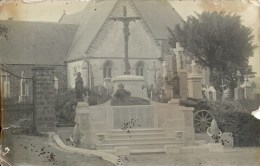 NORD PAS DE CALAIS - BOULOGNE - CANTON DE DESVRES - BRUNEMBERT - Carte Photo Rare Monument Aux Morts - Défraichie - Desvres