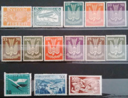 12486# ALLEMAGNE SARRE Dont N°13 * LOT TIMBRES ** & * POSTE AERIENNE DEUTSCHLAND SAAR Cote + 155 € - Luftpost