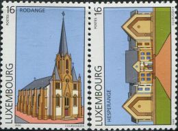 LM0705 Luxembourg 1998 Scenery Architecture 2v MNH - Neufs