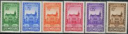 LM0723a Luxembourg 1936 City Hall Building 6v MNH - Nuevos