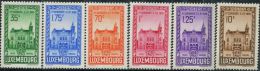 LM0723a Luxembourg 1936 City Hall Building 6v MNH - Neufs