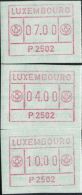 LM0728 Luxembourg 1988 Electronic Stamps 3v MNH - Nuevos