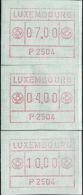 LM0730 Luxembourg 1988 Electronic Stamps 3v MNH - Nuevos