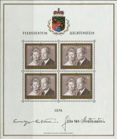 LM0733 Liechtenstein 1974 Archduke Couple S/S(4) MNH - Neufs