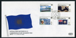 1983 Hong Kong China Commonwealth Day First Day Cover - FDC