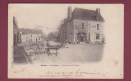 72- 230814 - LA SUZE - Avenue De La Gare - Ferblanterie Quincaillerie PERRICHET - Patisserie - La Suze Sur Sarthe