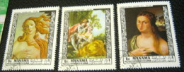 Manama 1972 Mothers Day Set Of 3 - Used - Manama