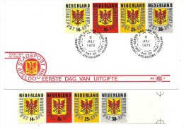 1973  Stadtpost APELDOORN FDC Und Postfrisch Wappen - Autres & Non Classés