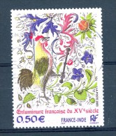 VARIÉTÉS 2003   N° 3629  FRANCE INDE 0.50 € SANS GOMME   OBLITÉRÉ YVERT TELLIER 0.50 € - Usados