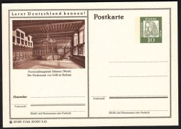 Germany 1962, Illustrated Postal Stationery "Provincial Capital Münster", Ref.bbzg - Cartes Postales Illustrées - Neuves