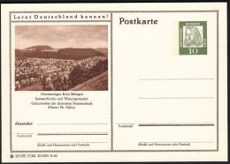 Germany 1962, Illustrated Postal Stationery "Balingen", Ref.bbzg - Cartoline Illustrate - Nuovi