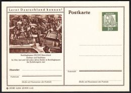 Germany 1962, Illustrated Postal Stationery "Recklinghausen - Town Hall And Town House", Ref.bbzg - Postales Ilustrados - Nuevos