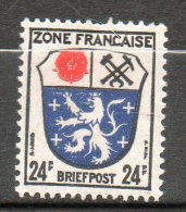 OCCUPATION FRANCAISE  Armoiries 1945 N°9 - Autres & Non Classés