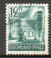 RHENO-PALATIN  12p Vert 1947-48  N°4 - Renania-Palatinato