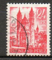 RHENO-PALATIN  24p Rose 1947-48  N°8 - Rhine-Palatinate