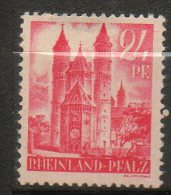 RHENO-PALATIN  24p Rose 1947-48  N°8 - Renania-Palatinato