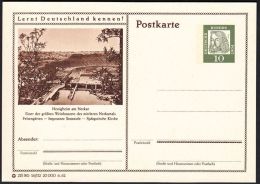 Germany 1962, Illustrated Postal Stationery "Hessigheim Am Neckar", Ref.bbzg - Cartes Postales Illustrées - Neuves