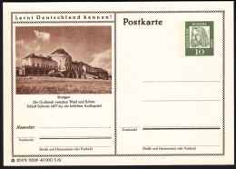 Germany 1962, Illustrated Postal Stationery "Stuttgart Castel Solitude", Ref.bbzg - Cartoline Illustrate - Nuovi