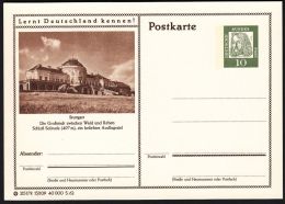Germany 1962, Illustrated Postal Stationery "Stuttgart Castel Solitude", Ref.bbzg - Illustrated Postcards - Mint
