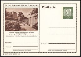 Germany 1962, Illustrated Postal Stationery "Spa Town Of Bad Schwalbach Taunus", Ref.bbzg - Cartes Postales Illustrées - Neuves