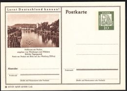 Germany 1962, Illustrated Postal Stationery "Heilbrunn Am Neckar", Ref.bbzg - Cartoline Illustrate - Nuovi