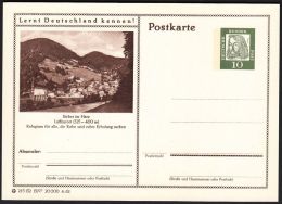 Germany 1962, Illustrated Postal Stationery "Sieber In Harz", Ref.bbzg - Illustrated Postcards - Mint