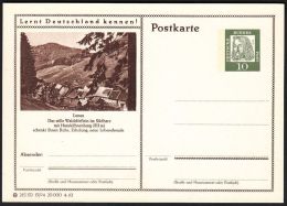 Germany 1962, Illustrated Postal Stationery "Lonau", Ref.bbzg - Geïllustreerde Postkaarten - Ongebruikt