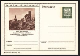 Germany 1962, Illustrated Postal Stationery "Lauffen", Ref.bbzg - Geïllustreerde Postkaarten - Ongebruikt