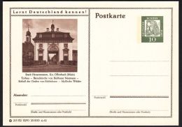 Germany 1962, Illustrated Postal Stationery "Heusenstamm", Ref.bbzg - Illustrated Postcards - Mint