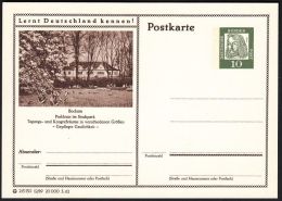 Germany 1962, Illustrated Postal Stationery "Park House In Bochum", Ref.bbzg - Geïllustreerde Postkaarten - Ongebruikt