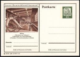 Germany 1962, Illustrated Postal Stationery "Swimming Pool In Bochum", Ref.bbzg - Illustrated Postcards - Mint