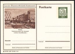 Germany 1962, Illustrated Postal Stationery "Center Of Bochum", Ref.bbzg - Geïllustreerde Postkaarten - Ongebruikt