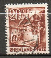 RHENO-PALATIN  20dp Brun 1948  N°26 - Rhine-Palatinate