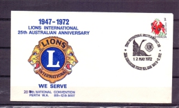 Australia  - 20th National Convention  Lions - Perth 12/5/1972 (RM5707) - Swans