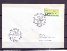 Deutsche Bundespost - Nordentag - Hamburg 27/10/1990  (RM5722) - Schwäne