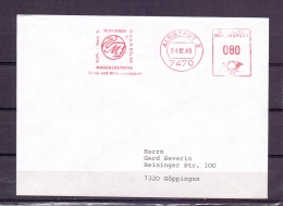 Deutsche Bundespost -  Schwanen Maschenstoffe - Albstadt 24/12/85    (RM5727) - Swans