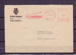 Deutsche Bundespost -  Stadt Hanau - 26/6/87    (RM5729) - Swans