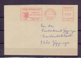 Deutsche Bundespost - Kreis Stormarn -  Bad Oldesloe  6/12/91 (RM5742) - Schwäne