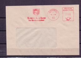 Deutsche Bundespost - Kreis  Aachen 25/4/89  (RM5743) - Cygnes