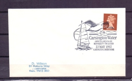 Great Britain  - Carsington Water - Officiel Opzning 22/5/1992  (RM5751) - Cygnes